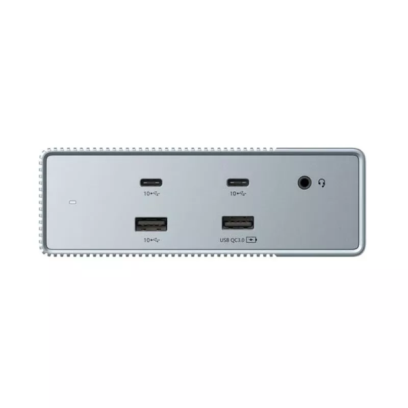 HyperDrive GEN2 HDG215-EUZ σταθμός σύνδεσης USB-C 15-in-1, 2x HDMI, 2x DisplayPort, 100W Power Delivery, ασημί