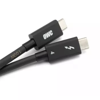 Καλώδιο Thunderbolt OWC OWCCBLTB4C2.0M 2m 40 Gbit/s Μαύρο