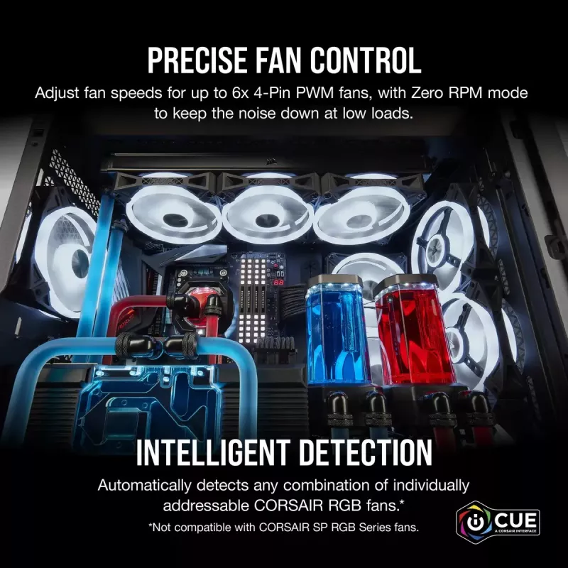 Ρυθμιστής στροφών ανεμιστήρα Corsair iCUE Commander Core XT