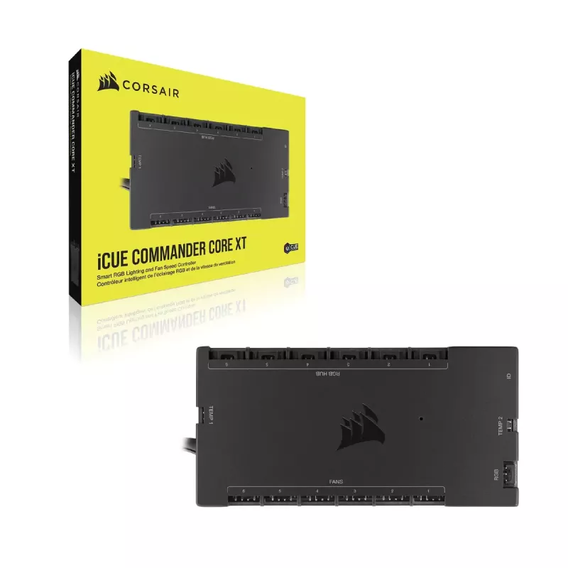 Ρυθμιστής στροφών ανεμιστήρα Corsair iCUE Commander Core XT