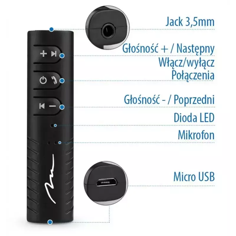 Δέκτης μουσικής Bluetooth Media-Tech MT3588