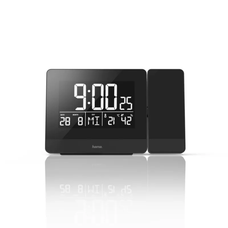 Hama Plus Charge Ψηφιακό ξυπνητήρι μαύρο