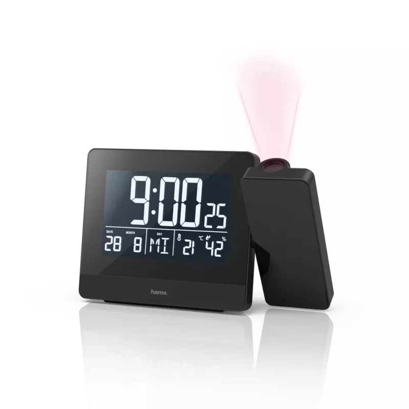 Hama Plus Charge Ψηφιακό ξυπνητήρι μαύρο
