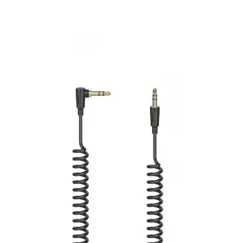 Καλώδιο ήχου Hama Flexi-λεπτό 1,5m 3,5mm βύσμα αρσενικό σε βύσμα αρσενικό μαύρο