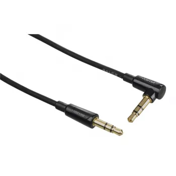 Καλώδιο ήχου Hama Flexi-λεπτό 1,5m 3,5mm βύσμα αρσενικό σε βύσμα αρσενικό μαύρο
