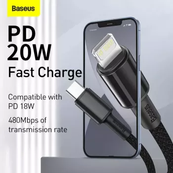 Καλώδιο Lightning Baseus CATLGD-A01 2m μαύρο
