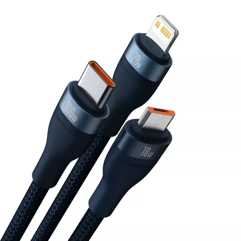 Καλώδιο USB Type-C σε USB Type-A Baseus Flash Series II 100W 1,2m