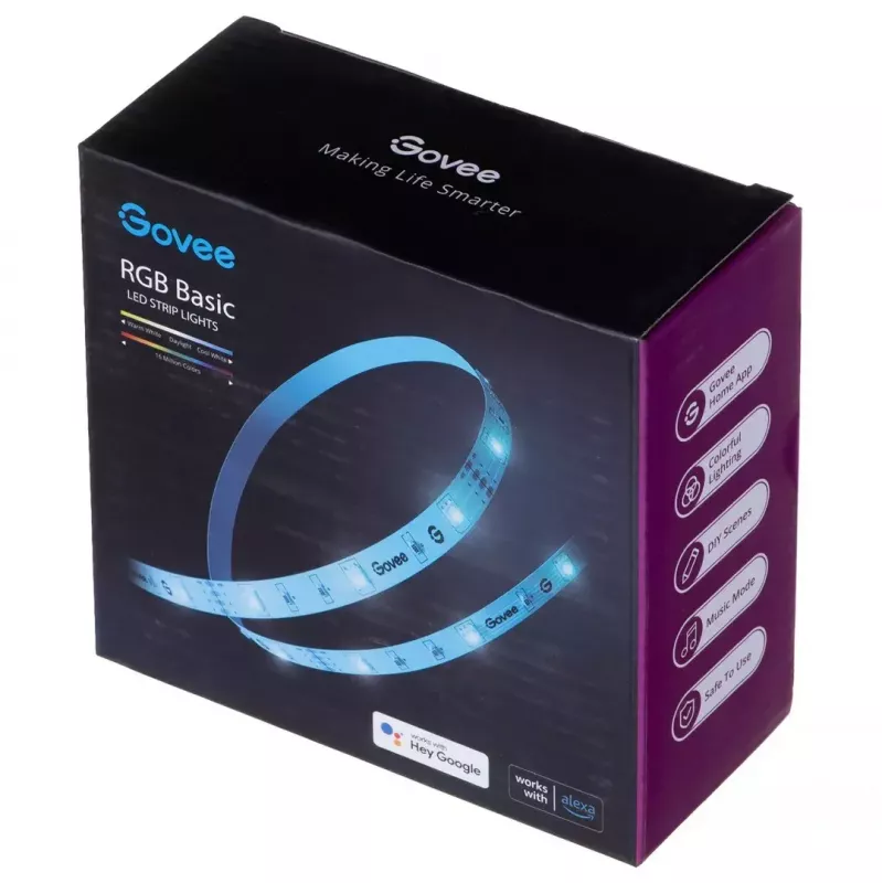 Govee H615A3A1 Basic ταινία LED RGB, 5 m, Wi-Fi