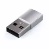 Satechi ST-TAUCS Αλλαγέας φύλου καλωδίου USB-A USB-C Ασημί