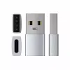 Satechi ST-TAUCS Αλλαγέας φύλου καλωδίου USB-A USB-C Ασημί