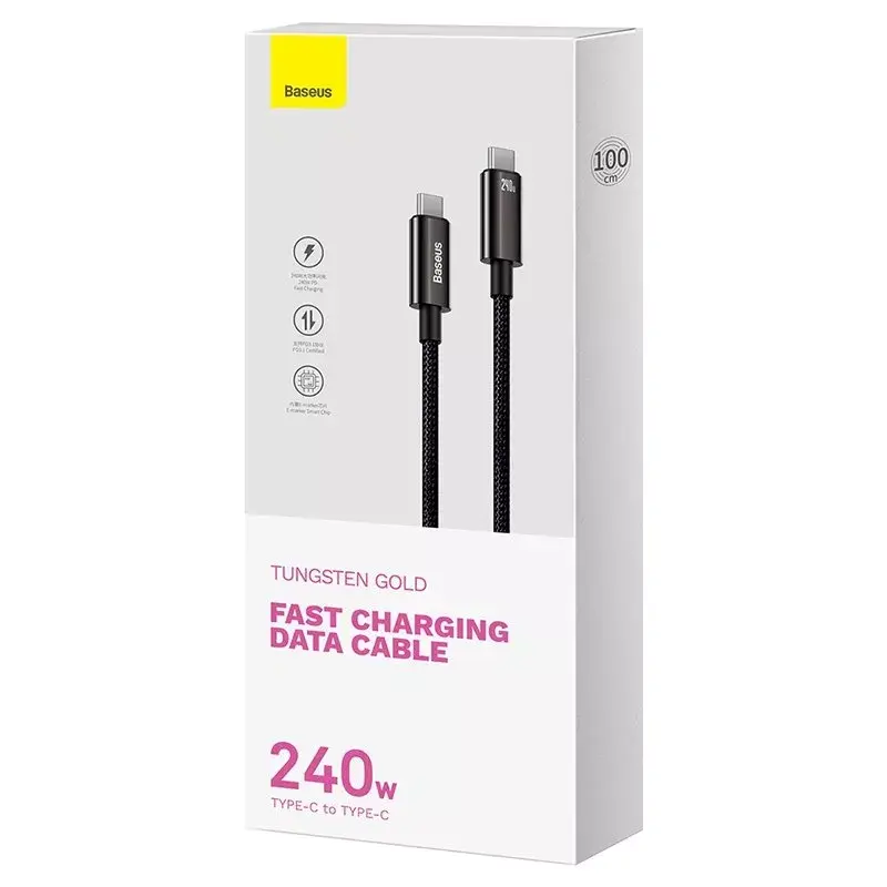 Καλώδιο USB Baseus TngstnGld ŞrjKbl Type-C-C 240W 2m
