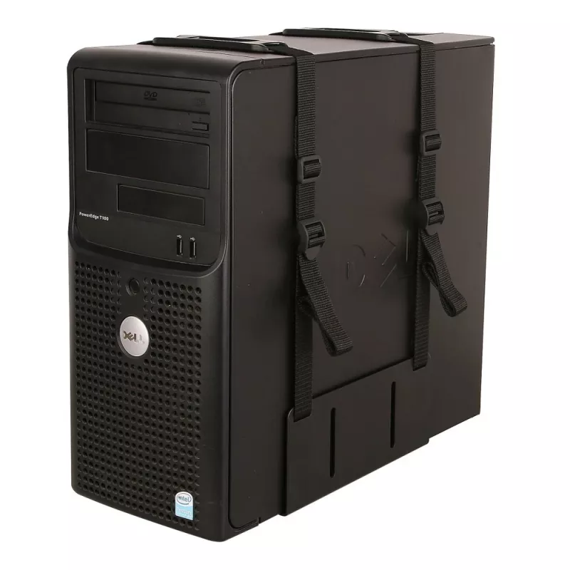 Techly 102239 πλαϊνή βάση για κουτί υπολογιστή, μαύρη