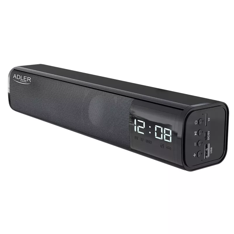 Φορητό ηχείο Bluetooth Adler AD 1191 5W, ασύρματο, συμπαγές, μαύρο