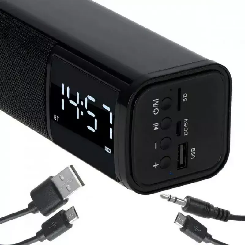 Φορητό ηχείο Bluetooth Adler AD 1191 5W, ασύρματο, συμπαγές, μαύρο