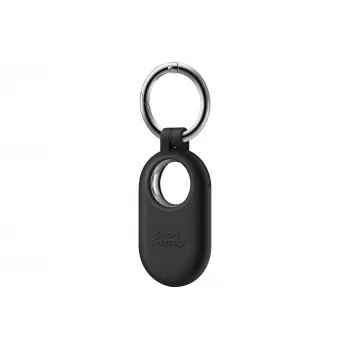 Samsung EF-PT560CBEGWW θήκη σιλικόνης για Galaxy SmartTag2 με δαχτυλίδι καραμπίνερ, μαύρη