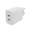 Αξεσουάρ mophie, τροφοδοτικό – USB-C-PD-DUAL-45W-GAN – Λευκό – EU (2x USB-C)