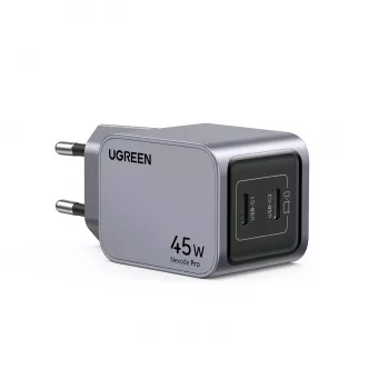 Ugreen 35008 φορητός φορτιστής Universal γκρι ταχεία φόρτιση AC εσωτερικού χώρου