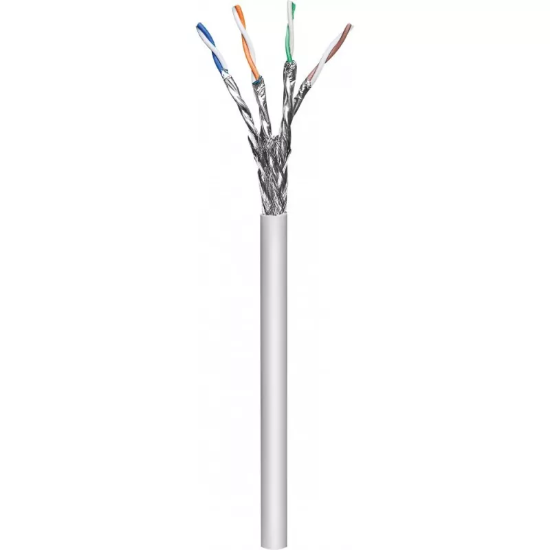 Καλώδιο δικτύου Techly ITP-C6A-FLS305 γκρι 305 m Cat6a S/FTP (S-STP)