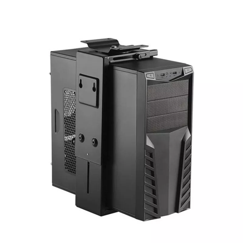 Βάση CPU Techly ICA-CS 66 κάτω από το γραφείο μαύρη