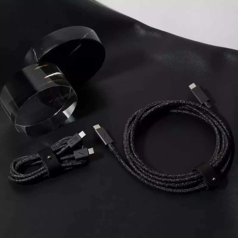 Καλώδιο native union Belt USB-C σε USB-C 1,2 m μαύρο