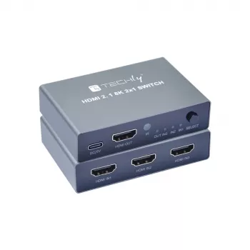 Διακόπτης βίντεο Techly IDATA HDMI-2138KT HDMI 60Hz 2m