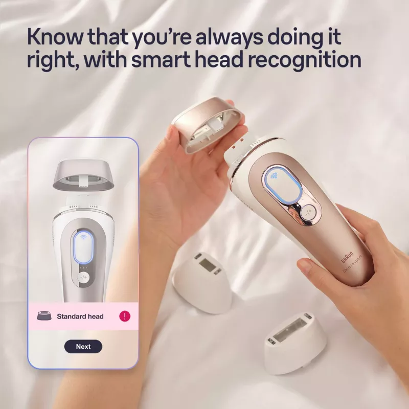 Braun Silk-Expert Pro IPL PL7253 Intense Pulsed Light (IPL) ροζ χρυσό, λευκό