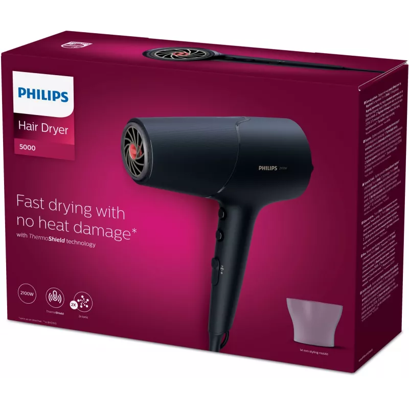 Philips 5000 series BHD504/00 πιστολάκι μαλλιών 2100 W γκρι