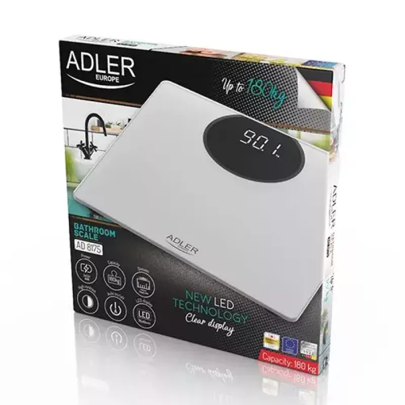 Ηλεκτρονική ζυγαριά σώματος Adler AD 8175