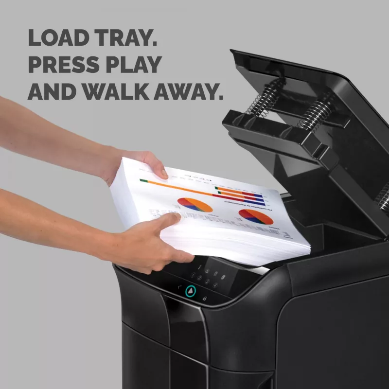 Fellowes AutoMax 600M καταστροφέας εγγράφων μικροκοπής 60 dB 23 cm μαύρο