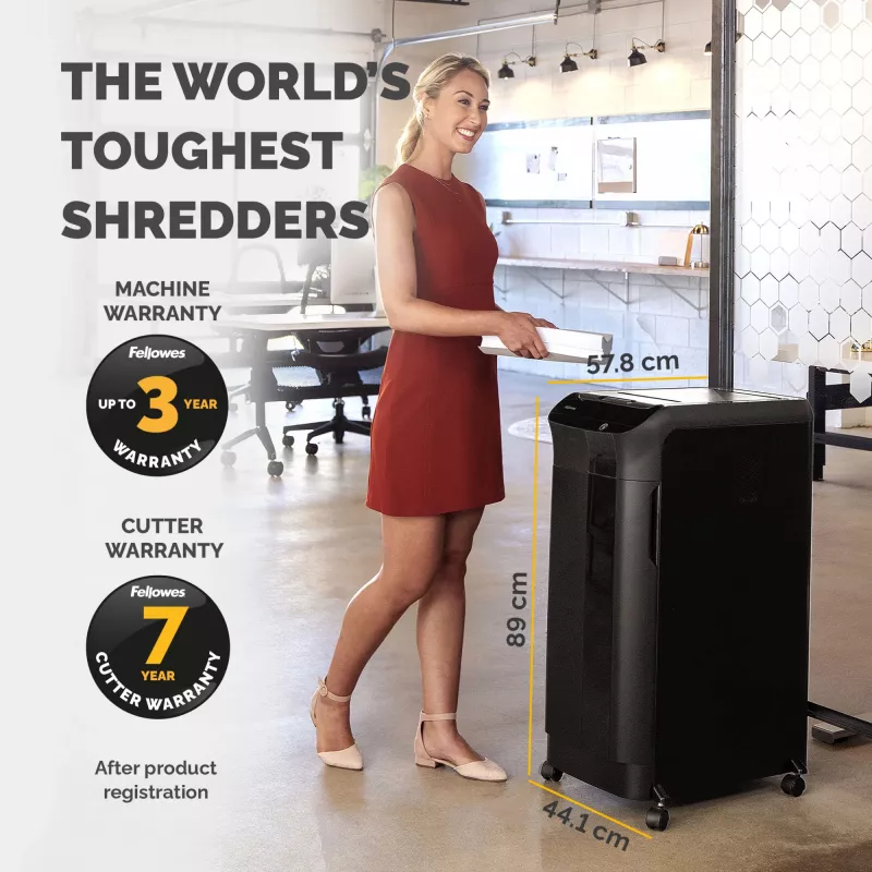 Fellowes AutoMax 600M καταστροφέας εγγράφων μικροκοπής 60 dB 23 cm μαύρο