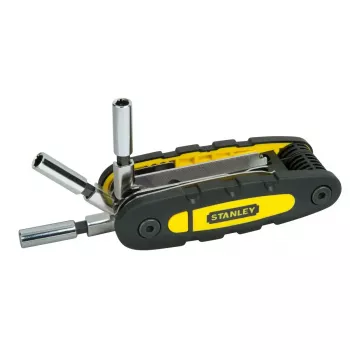 Πολυεργαλείο STANLEY 14 σε 1 πτυσσόμενο εργαλείο ασφάλισης, μαύρο/κίτρινο, 14 λειτουργίες