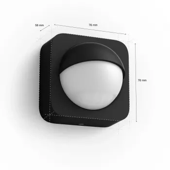 Philips Hue αισθητήρας κίνησης εξωτερικού χώρου, ZigBee, μαύρο, 929003067401