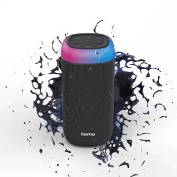 Hama Shine 2.0 στερεοφωνικό φορητό ηχείο μαύρο 30 W
