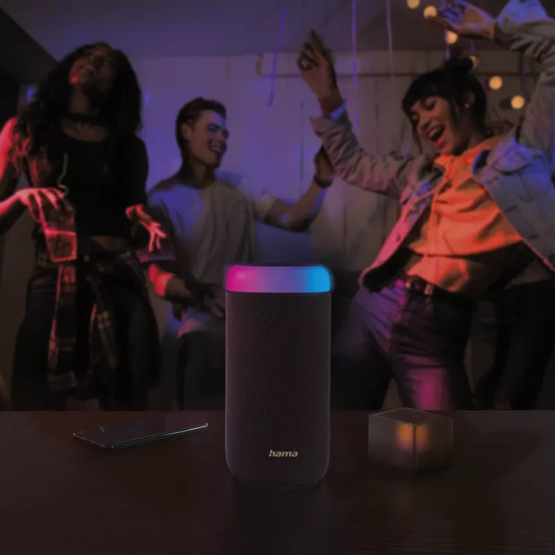 Hama Shine 2.0 στερεοφωνικό φορητό ηχείο μαύρο 30 W