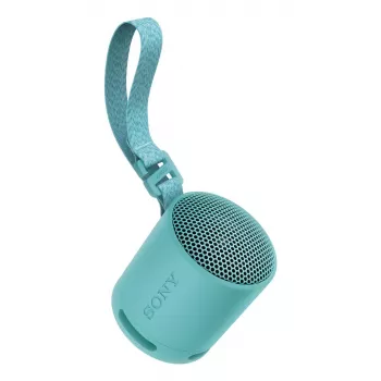 Sony SRS-XB100 - Ασύρματο φορητό ηχείο Bluetooth, ανθεκτικό IP67 αδιάβροχο & αδιάβροχο στη σκόνη, μπαταρία 16 ωρών, φιλικό προς το περιβάλλον, για εξωτερικούς χώρους και ταξίδια σε μπλε