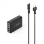 Hama 00201979 φορτιστής για φορητές συσκευές laptop, powerbank, smartphone, tablet μαύρο AC ταχεία φόρτιση εσωτερικού χώρου