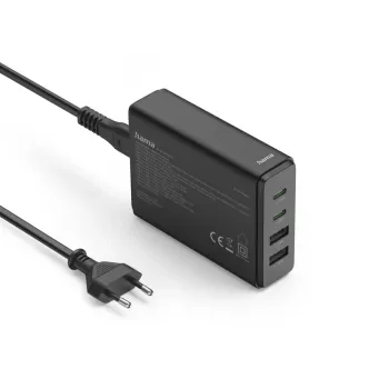 Hama 00201979 φορτιστής για φορητές συσκευές laptop, powerbank, smartphone, tablet μαύρο AC ταχεία φόρτιση εσωτερικού χώρου