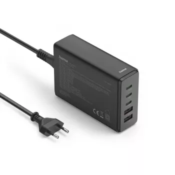 Hama 00201978 φορτιστής για φορητές συσκευές laptop, powerbank, smartphone, tablet μαύρο AC ταχεία φόρτιση εσωτερικού χώρου