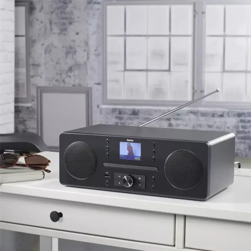 Hama DIR1570CBT μαύρο, γκρι φορητό CD player