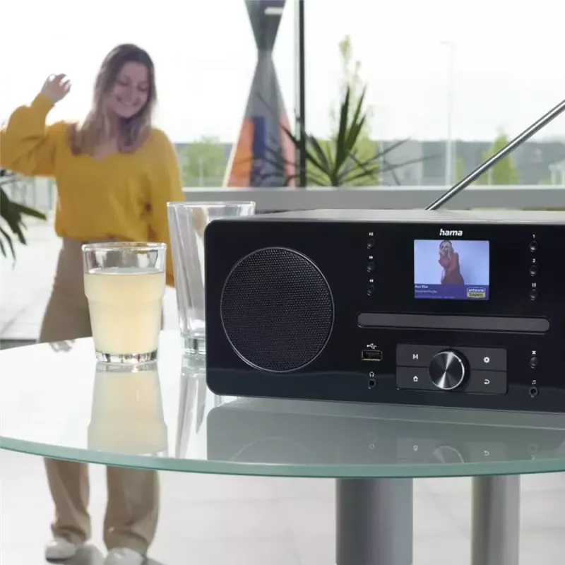 Hama DIR1570CBT μαύρο, γκρι φορητό CD player