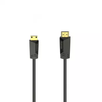 Hama 00205015 Καλώδιο HDMI 1,5 m HDMI Type-A (Standard) HDMI Type-C (Mini) μαύρο