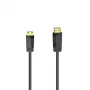 Hama 00205015 Καλώδιο HDMI 1,5 m HDMI Type-A (Standard) HDMI Type-C (Mini) μαύρο