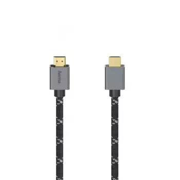 Hama 00200504 Καλώδιο HDMI 2 m HDMI Type-A (Standard) μαύρο, γκρι