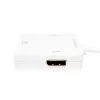 LogiLink CV0045A αντάπτορας Mini DisplayPort σε HDMI/DVI/DisplayPort, 4K, 0,15 m, λευκός