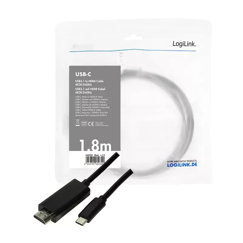 Αντάπτορας γραφικών USB LogiLink UA0329 μαύρο