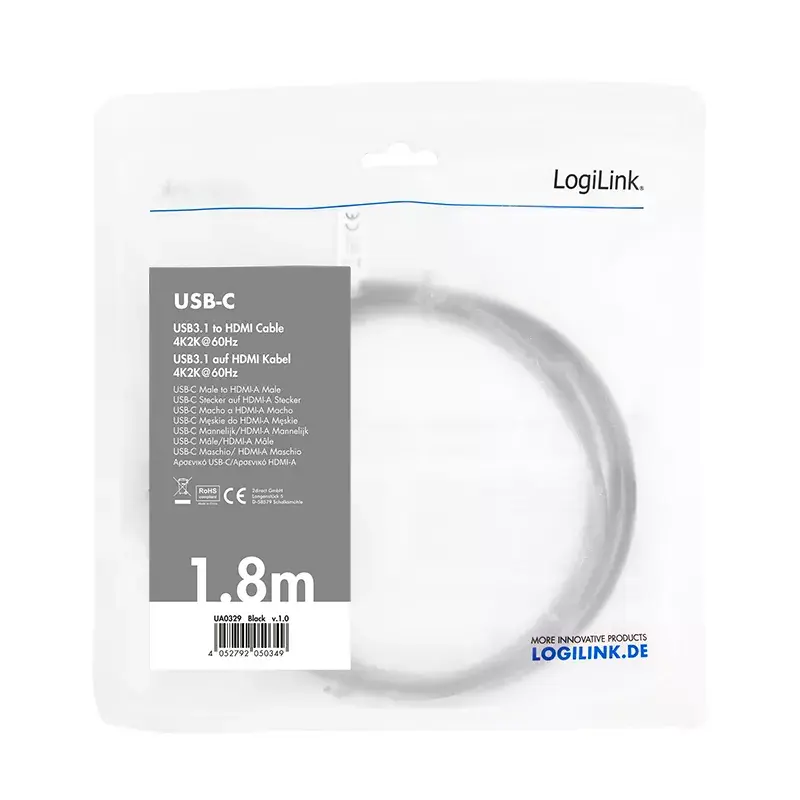 Αντάπτορας γραφικών USB LogiLink UA0329 μαύρο