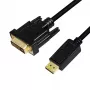 Αντάπτορας καλωδίου βίντεο LogiLink CV0130 1 m DisplayPort DVI μαύρο