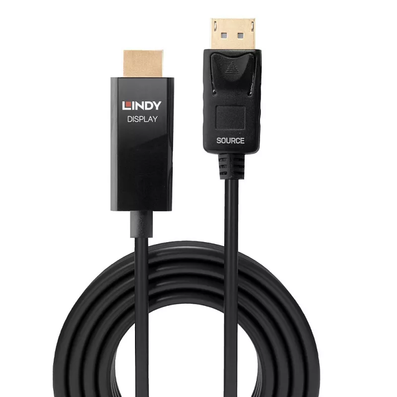 Lindy 2m ενεργό καλώδιο DisplayPort σε HDMI με HDR