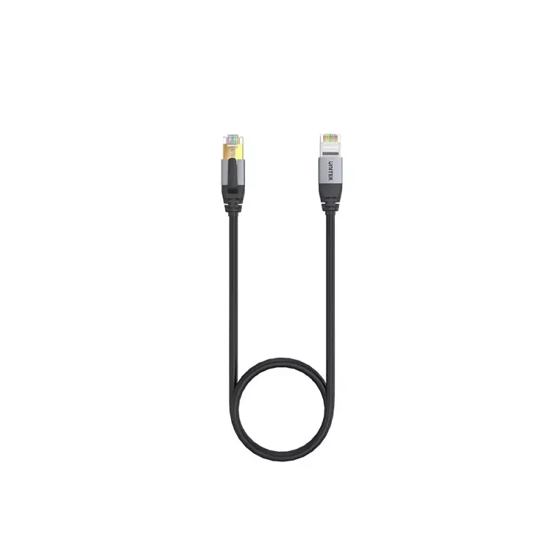 Καλώδιο δικτύου UNITEK C18149AGY03-2M RJ-45 Cat8 2m μαύρο