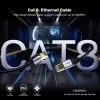 Καλώδιο δικτύου UNITEK C18149AGY03-2M RJ-45 Cat8 2m μαύρο